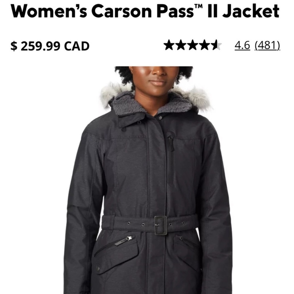 *SOLD* Columbia Carson’s Pass II winter jacket